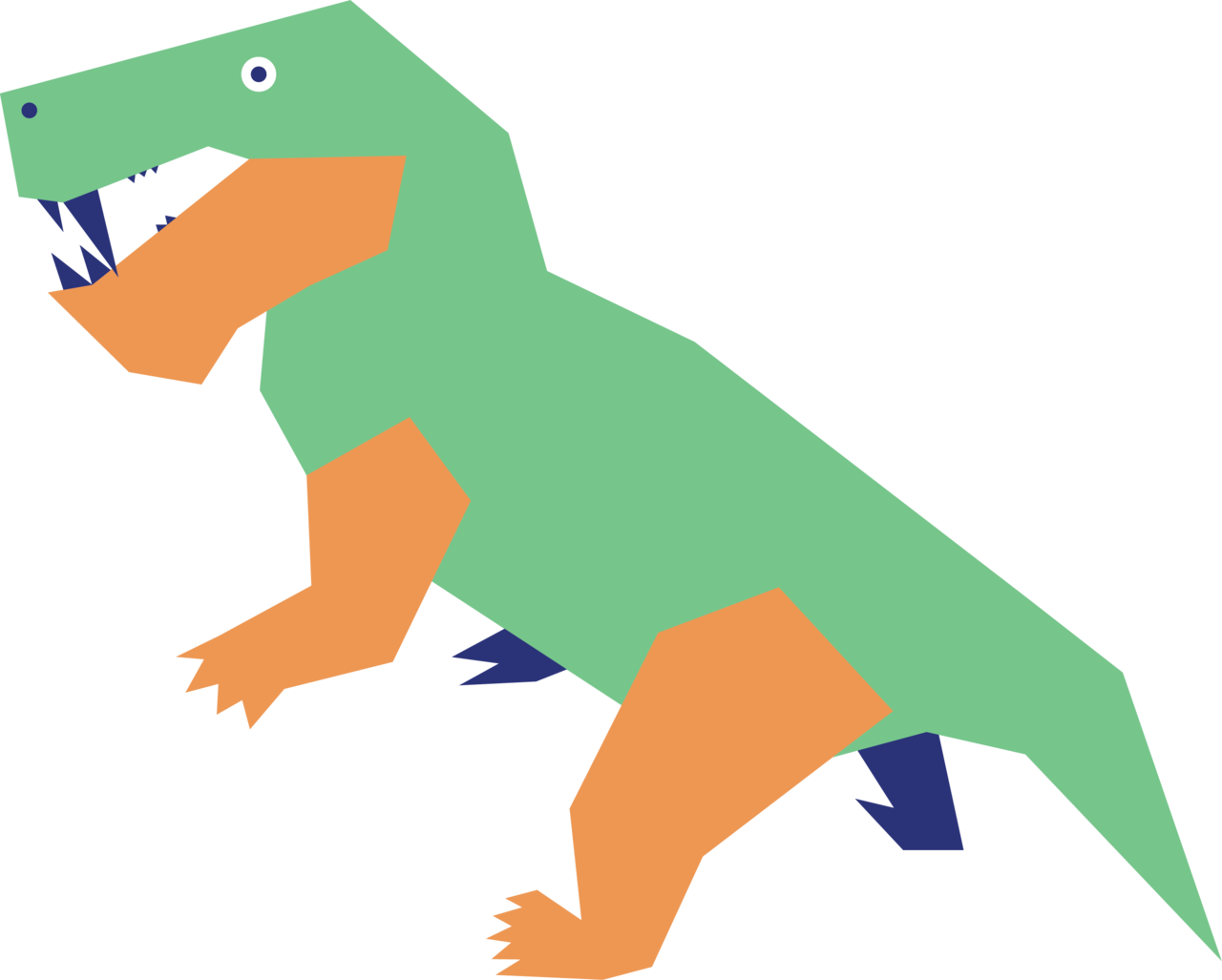 A Little Gorgonops Looking Back On My First Vector - Illustration Clipart (1280x1027), Png Download