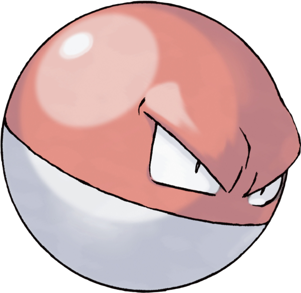 Pokemon Electrode Clipart (600x600), Png Download