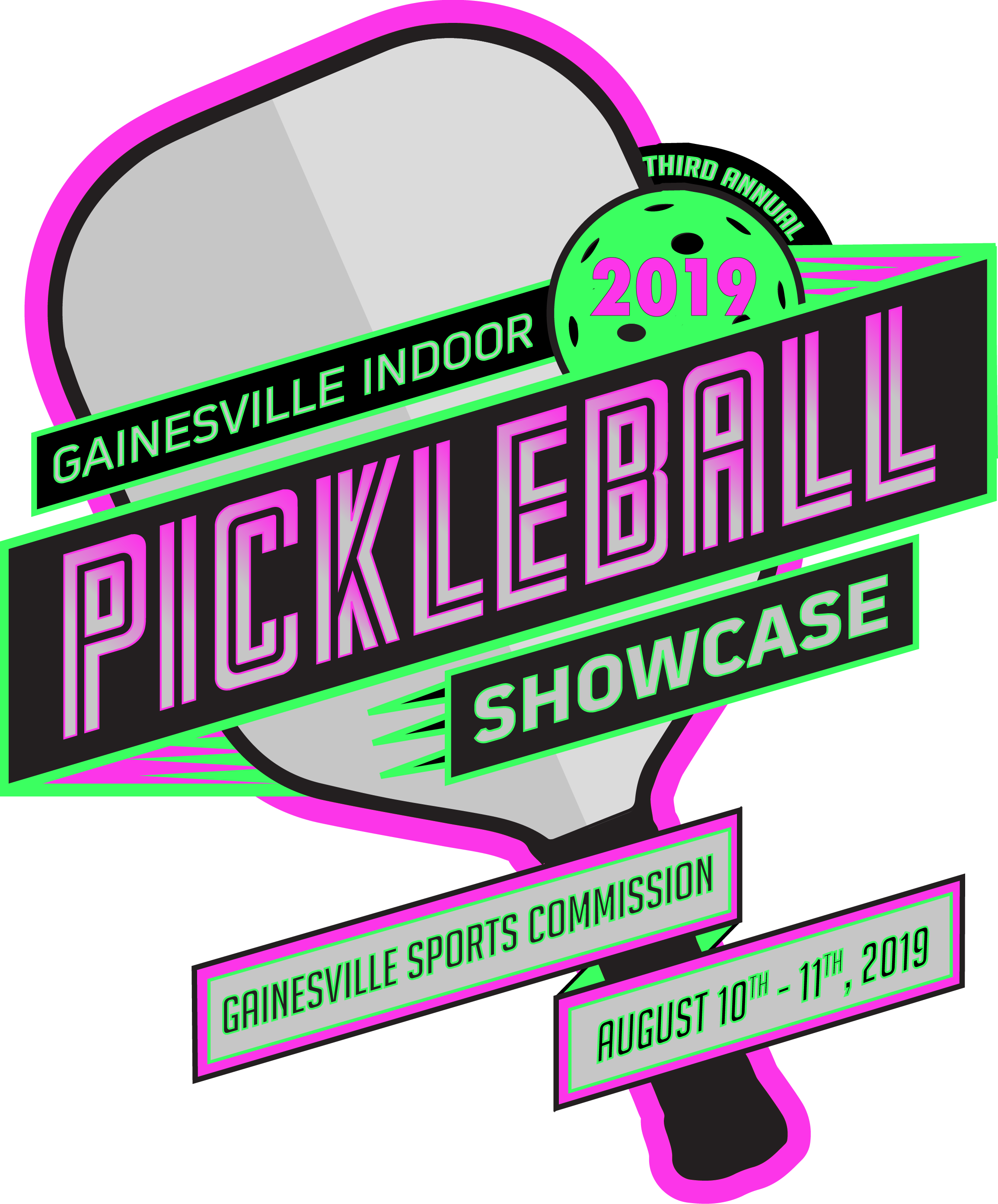 3rd Annual Gainesville Indoor Pickleball Showcase Clipart (2309x2786), Png Download