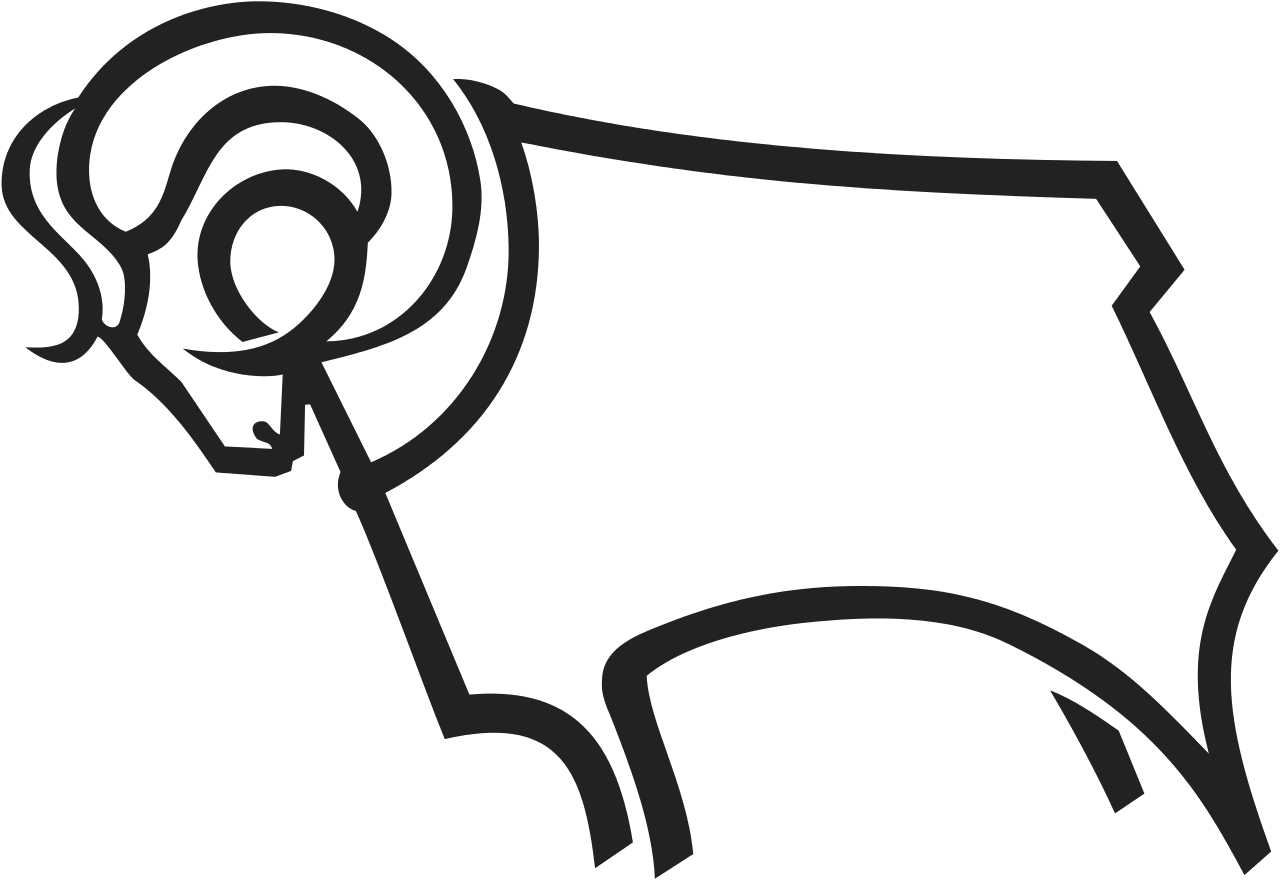 Derby County F.c. Clipart (1280x880), Png Download