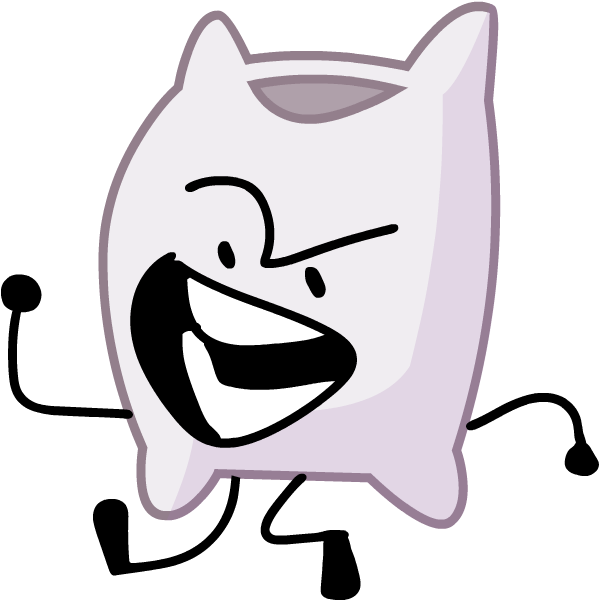 Pillow Clipart Pillo - Bfb Pillow Body - Png Download (599x600), Png Download
