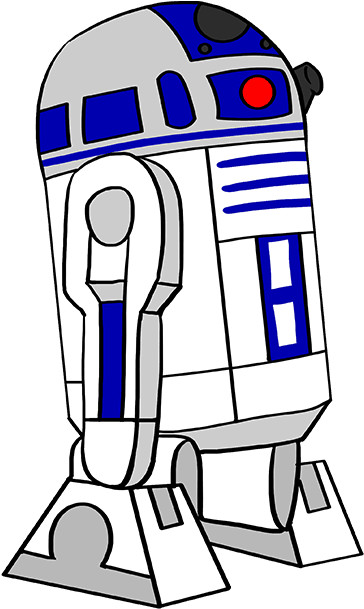 Download How To Draw R2-d2 From Star Wars - Draw R2d2 Step By Step ...