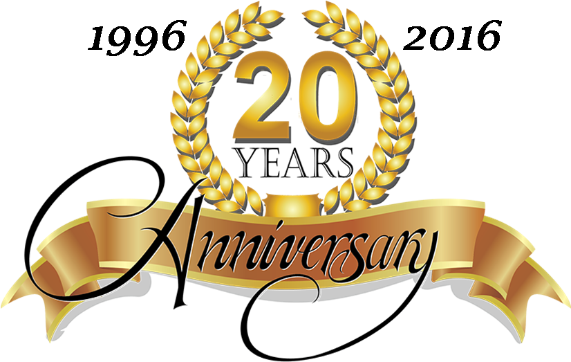 20yearanniversary - 20 Years Service Anniversary Clipart (919x522), Png Download