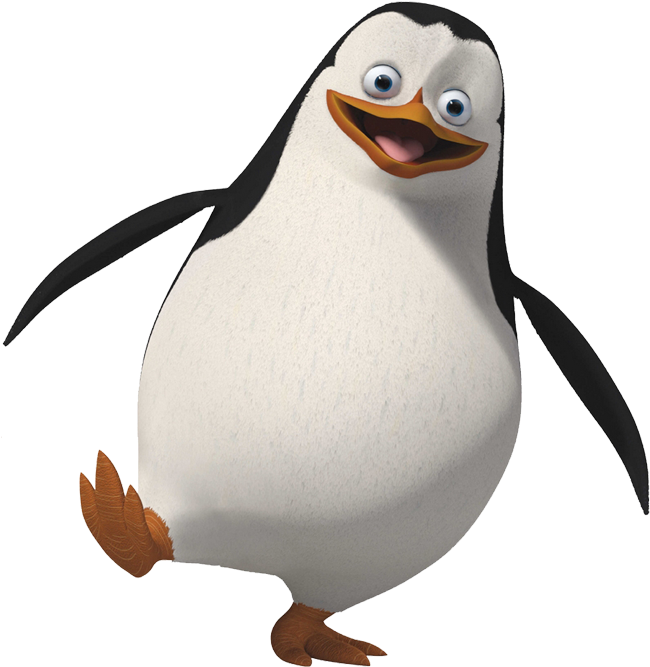 Penguin Png Image - Dumb Penguin From Madagascar Clipart (756x732), Png Download