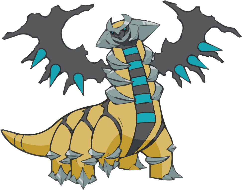 Giratina Pokemon Clipart (1000x1000), Png Download