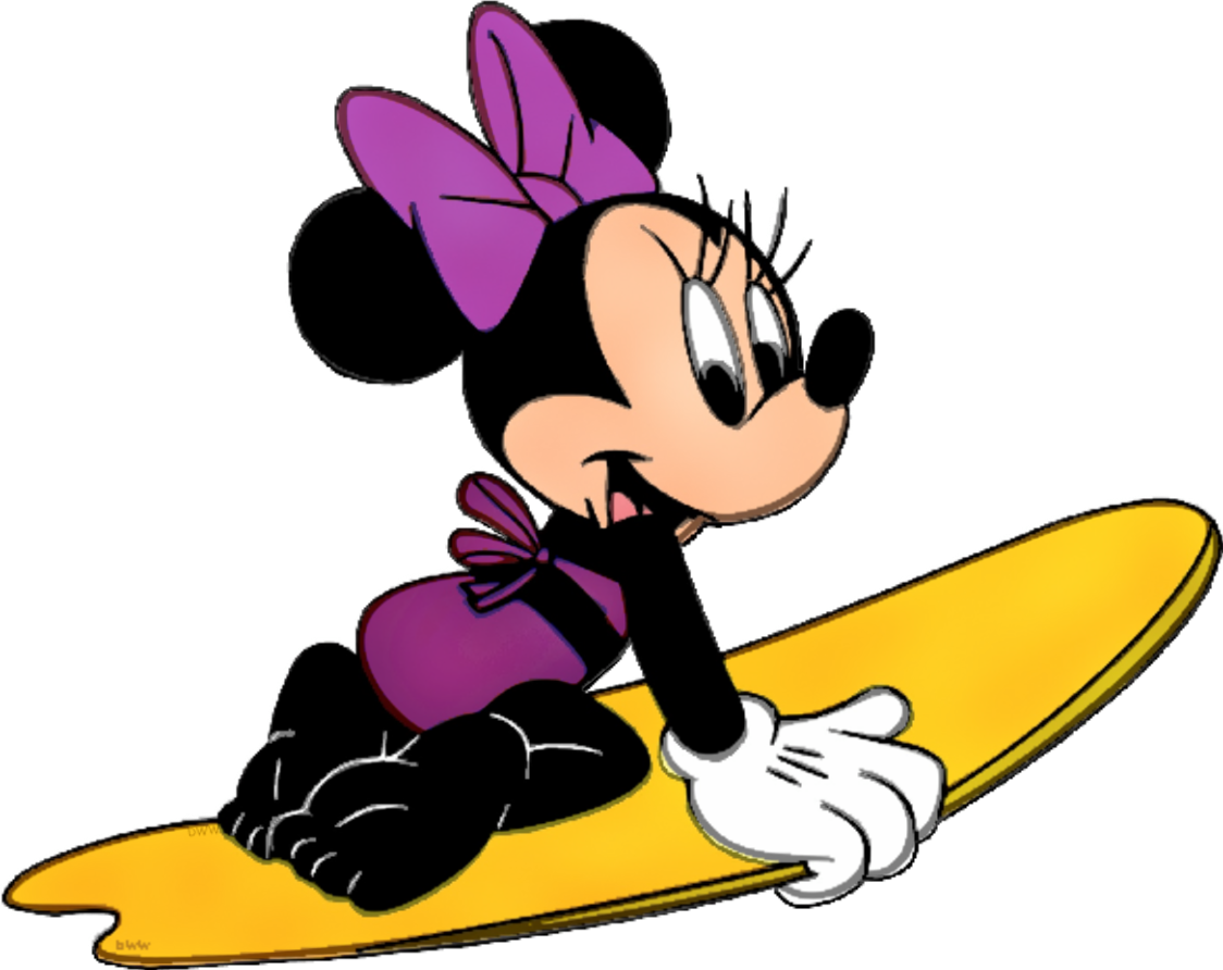I Created Something Amazing With Picsart - Minnie Mouse In Bathing Suit Clipart (1124x892), Png Download