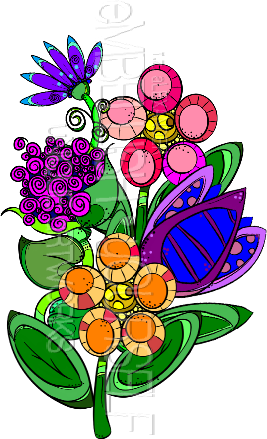 Bouquet Clipart (660x902), Png Download
