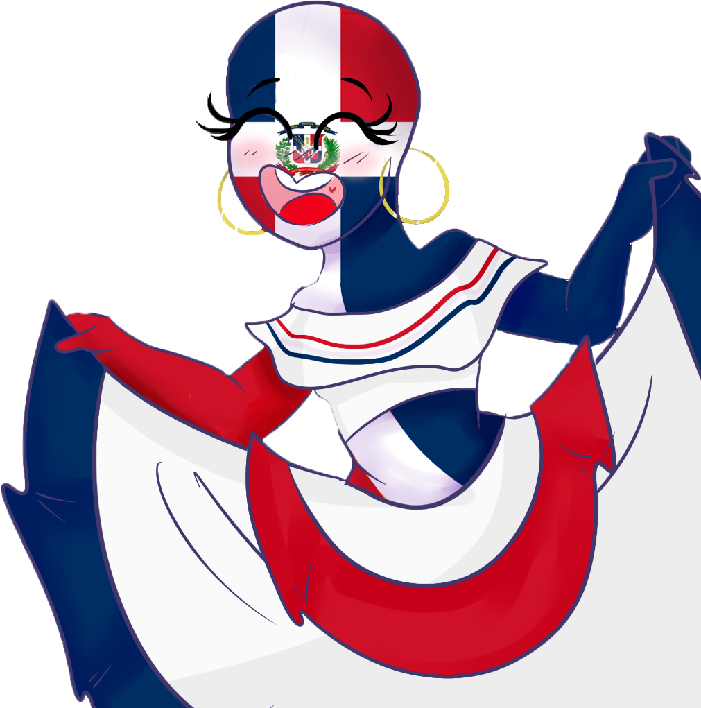 Countryhumans Wiki - Country Humans Dominican Republic Ships Clipart (1011x1021), Png Download
