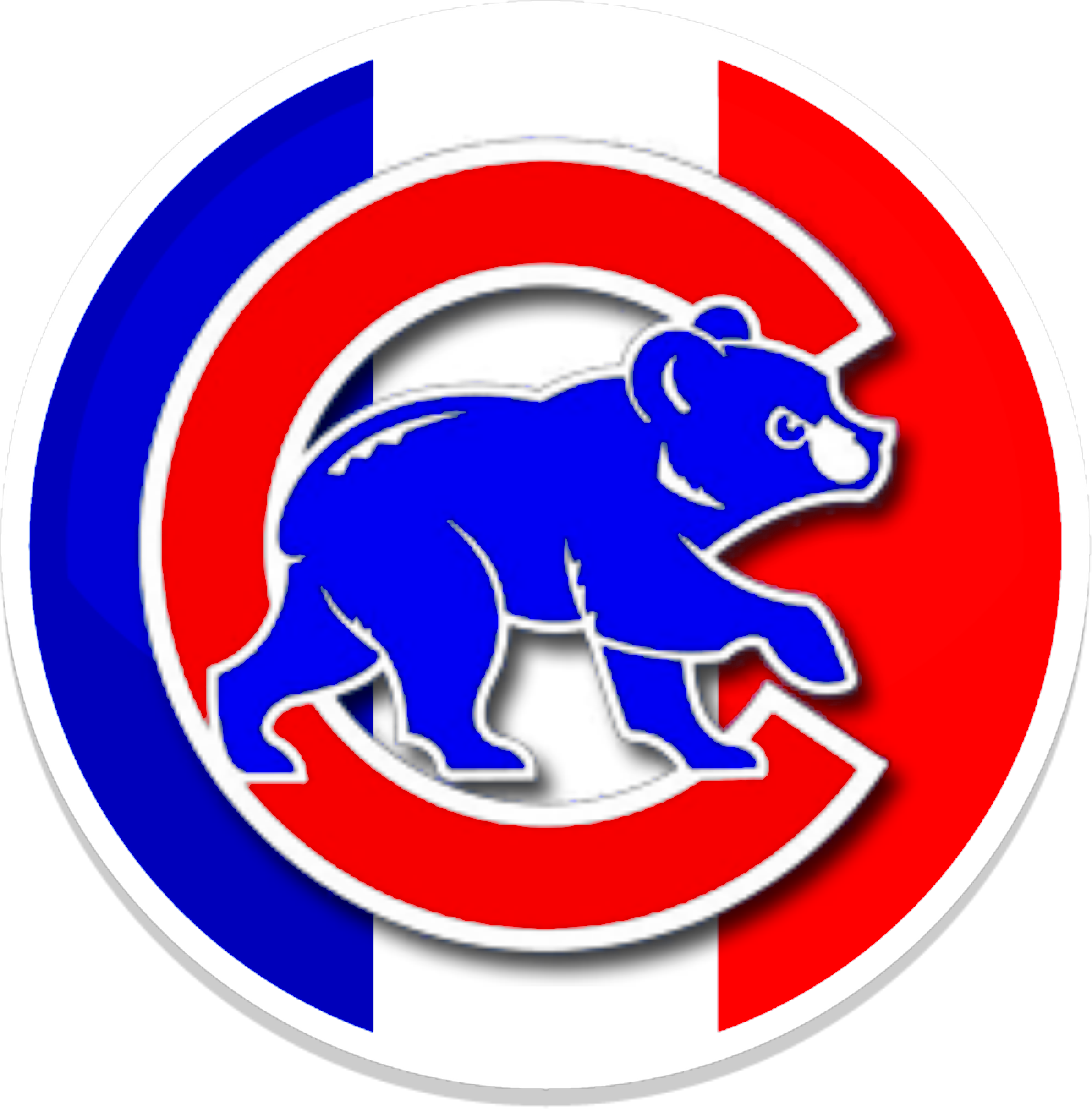 Transparent Wrigley Field Clipart - Chicago Cubs Logo - Png Download (2383x2421), Png Download