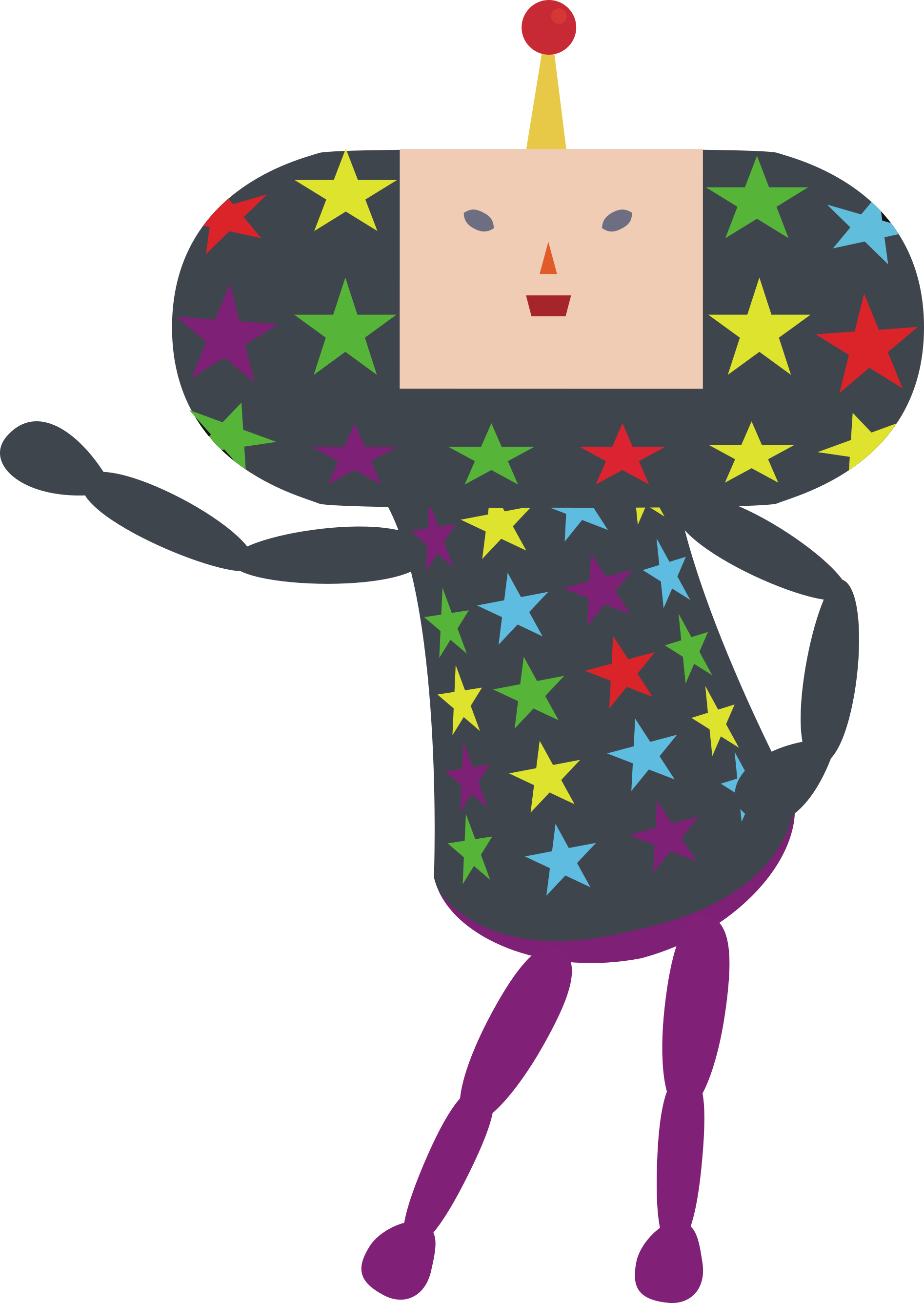 Transparent Cousin Clip Art - Dipp Katamari - Png Download (1894x2669), Png Download