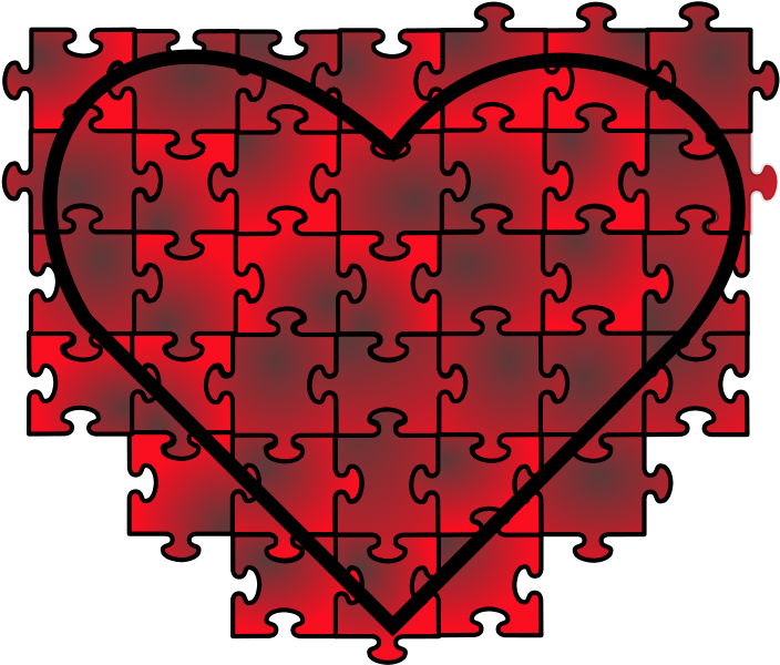 Www - Freestockphotos - Biz - Heart Puzzle Clipart (800x600), Png Download