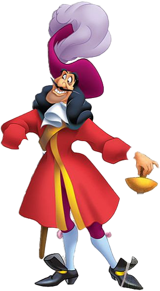 Captain Hook Png Photo - Captain Hook Transparent Clipart (728x596), Png Download