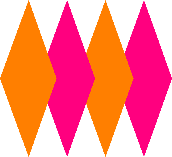 Pink And Orange Clipart - Png Download (600x547), Png Download