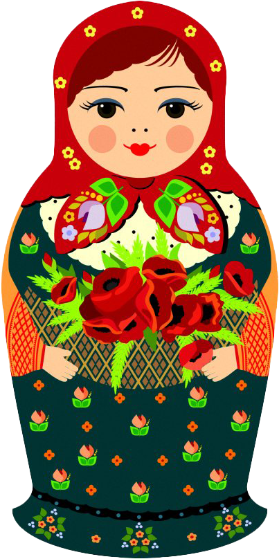Russian Matryoshka Doll Png Picture - Russian Nesting Doll Png Clipart (920x886), Png Download