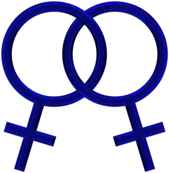 Lesbian Symbol Png Transparent Clipart (710x720), Png Download