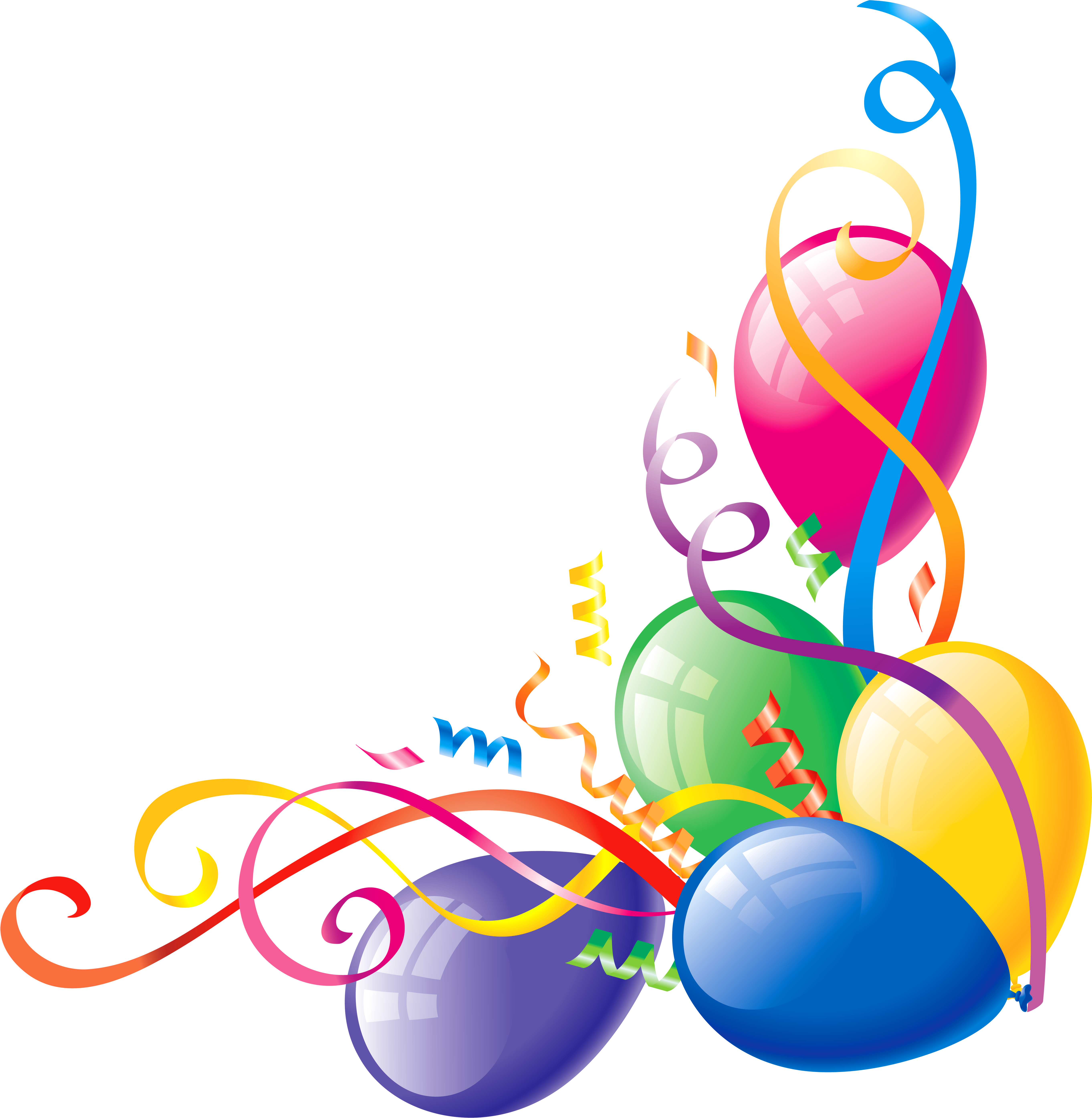 Balloon Birthday Clip Art - Png Download (5500x5631), Png Download