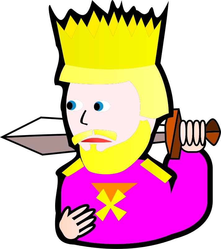 King Of Hearts - Poker Card King Hearts Clipart (713x800), Png Download