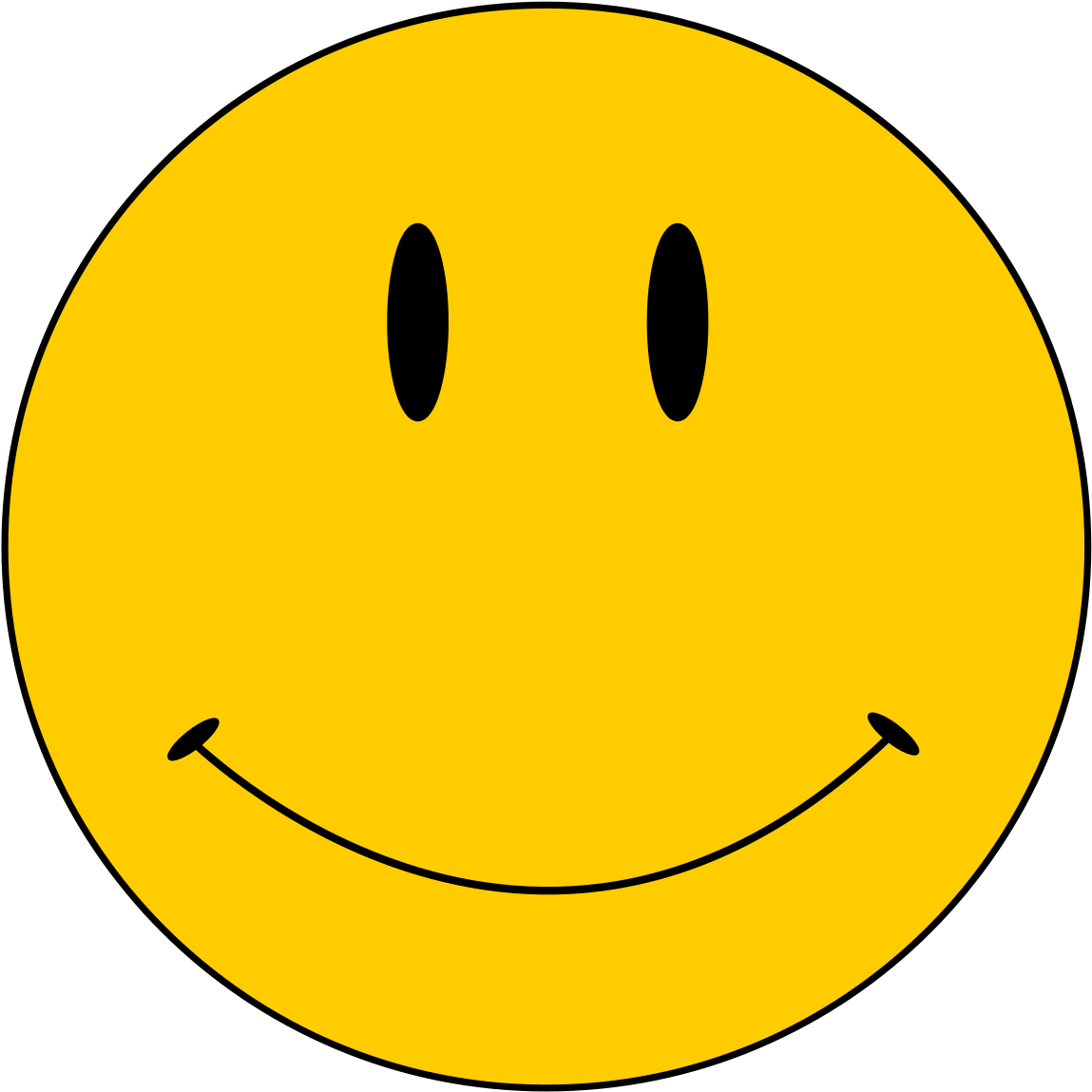 File - Day-template - Svg - Harvey Ball Smiley Face Clipart (1200x1200), Png Download