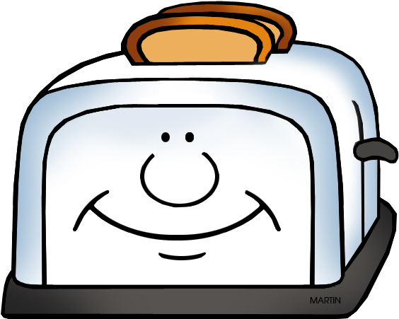 White Toaster - Toaster Clipart - Png Download (648x532), Png Download