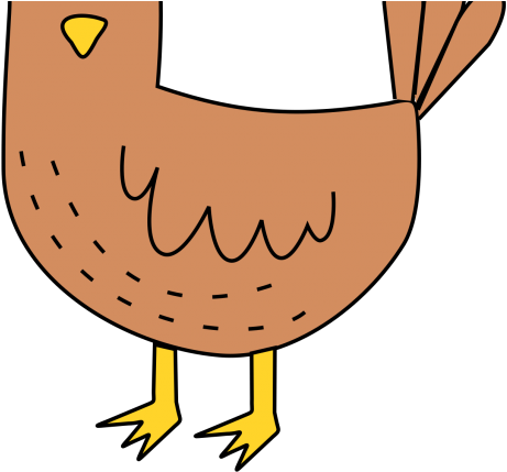 Big Cartoon Chicken Clipart (640x480), Png Download