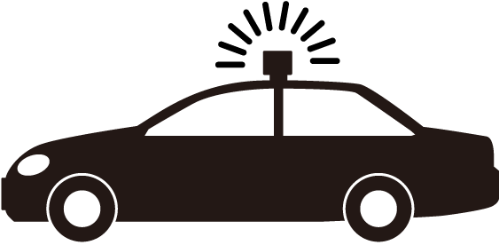 Police Car Vehicle Siren - Police Car Clip Art Icone - Png Download (640x640), Png Download