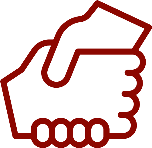 Transparent Helping Hand Icon Clipart (600x600), Png Download