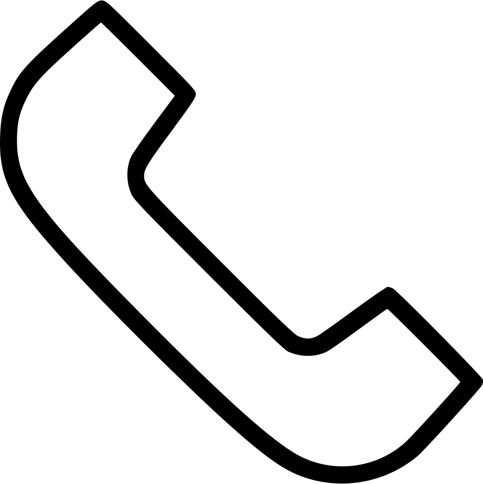 Phone Telephone Call Old Vintage - Line Art Clipart (980x982), Png Download