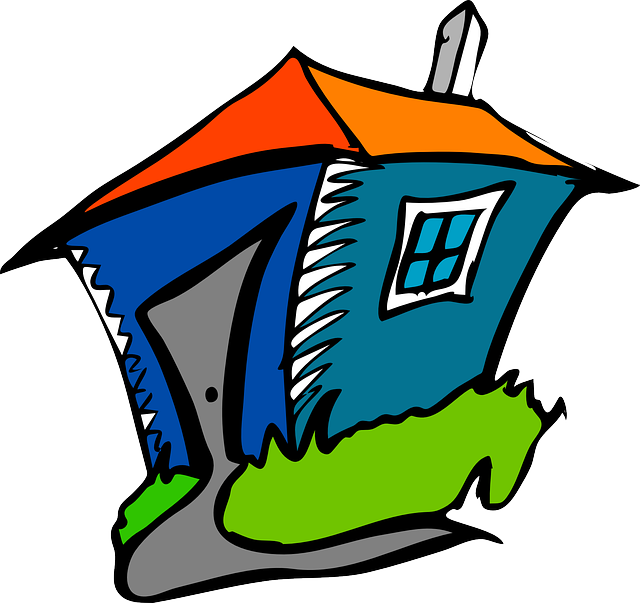 Buildings, Building, House, Cartoon, Homes, Case, Home - Open House Clipart (640x603), Png Download