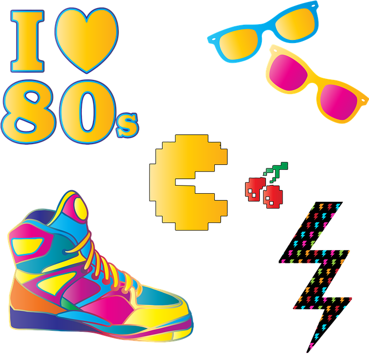1980s Clipart (729x720), Png Download