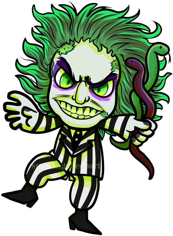 Transparent Beetlejuice Clip Art - Png Download (617x800), Png Download