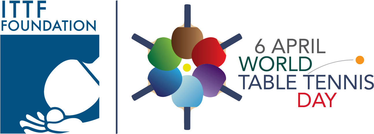 World Table Tennis Day 2020 Clipart (1418x592), Png Download