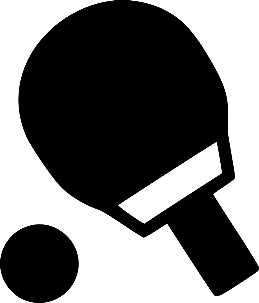 Table Tennis Clipart (838x980), Png Download