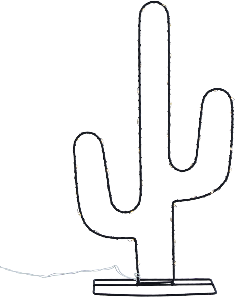 Cactus Lamp Madam Stoltz Clipart (758x958), Png Download