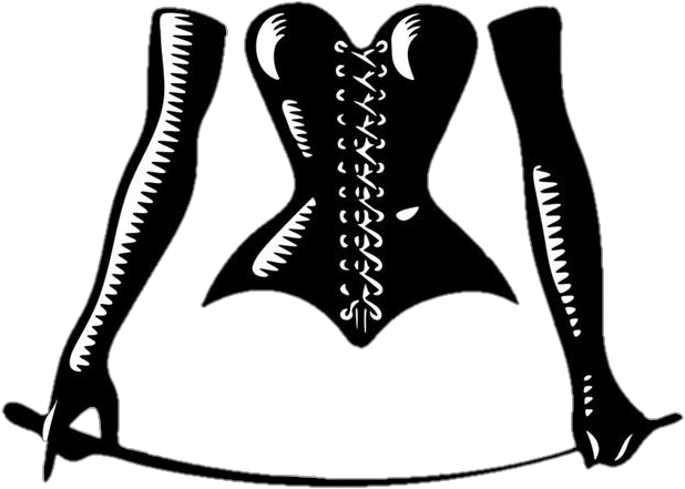 #woman #whip #kinky #corset - Woman With Whip Cartoon Clipart (735x574), Png Download