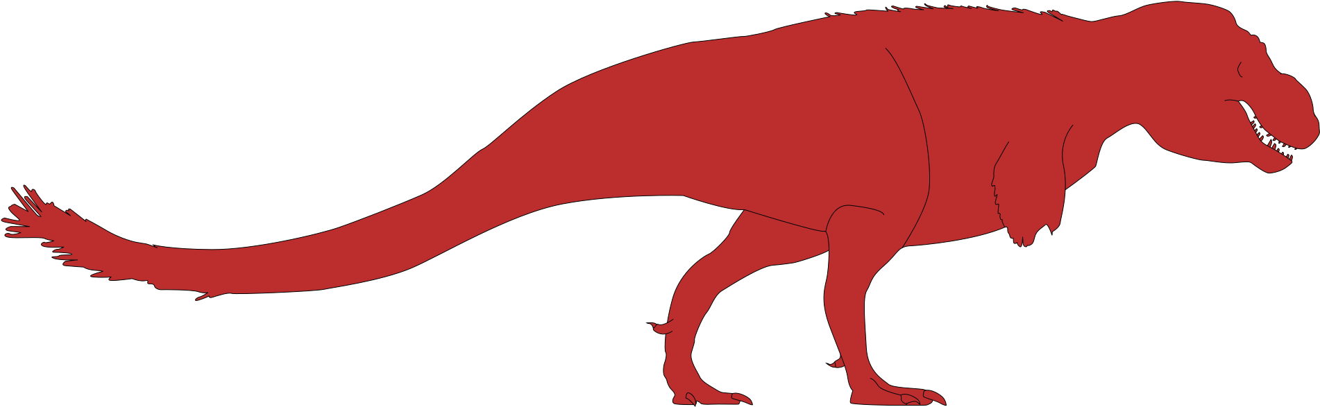 T Rex Alternative Look Clipart (1975x672), Png Download