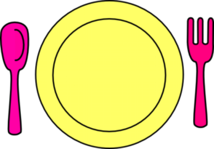 Table Clip Art Biantable - Dinner Table Setting Clipart - Png Download (728x507), Png Download