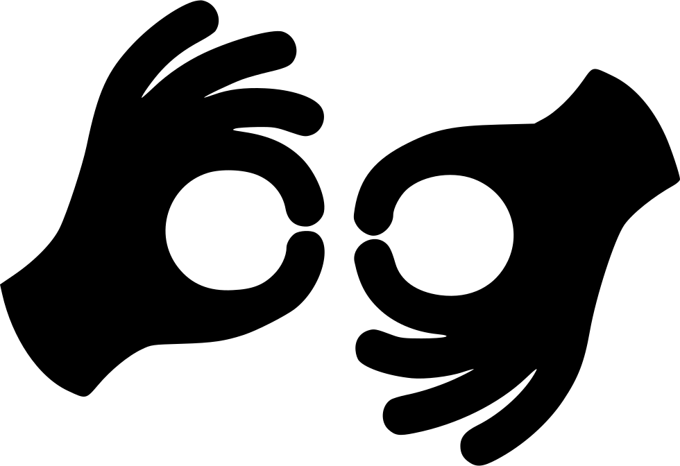 Sign Language Icon Png Clipart - Full Size Clipart (#5356732) - PinClipart