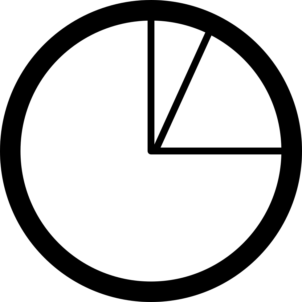 Pie Chart Slices - Wagon Wheel Vector Transparent Clipart (980x980), Png Download