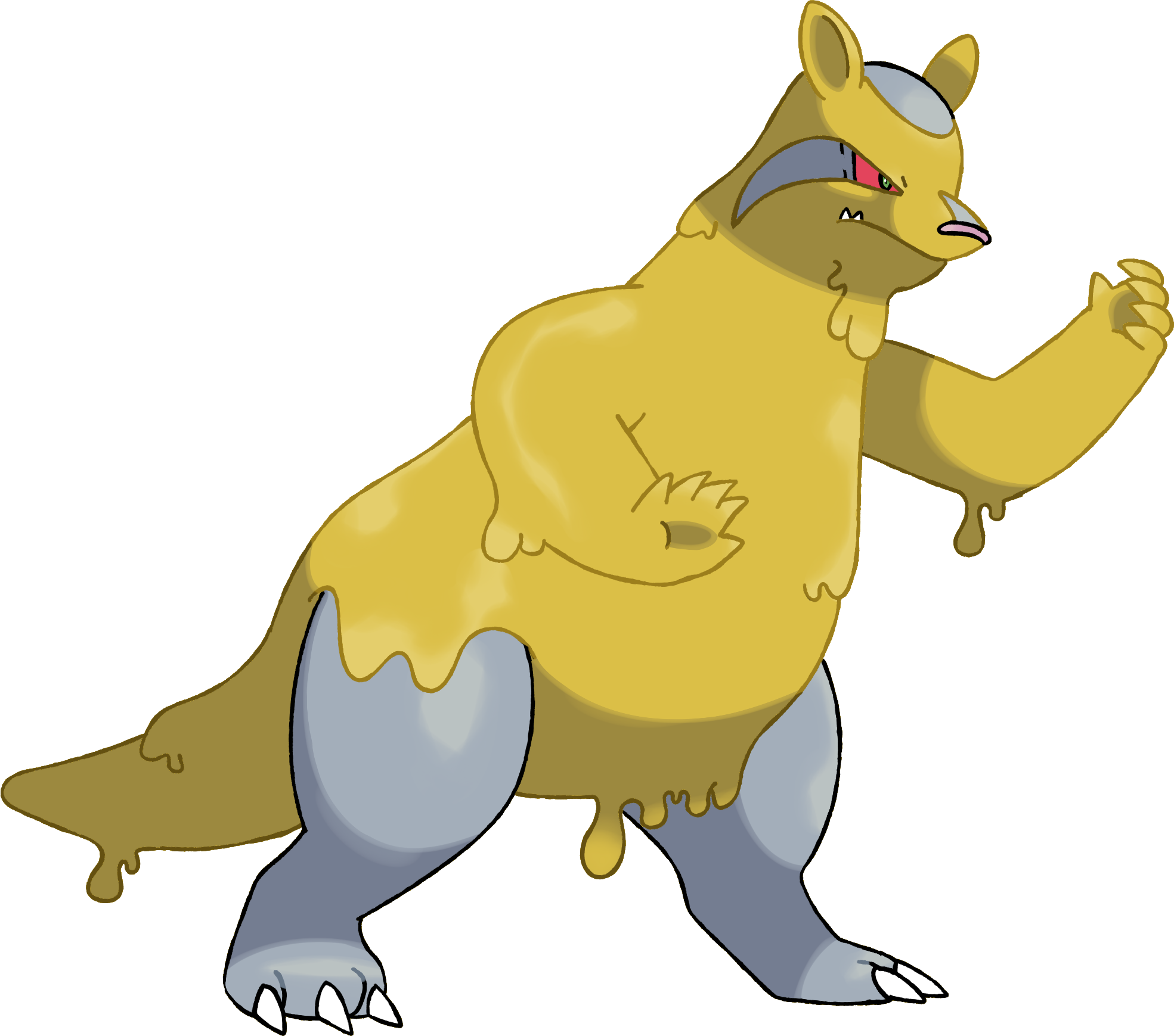 Darkandwindie Fakemon Wiki - Cartoon Clipart (1969x1739), Png Download