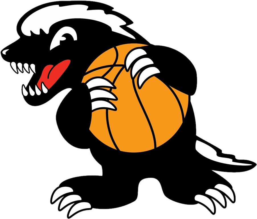 Honey Badger Basketball Clipart (902x769), Png Download
