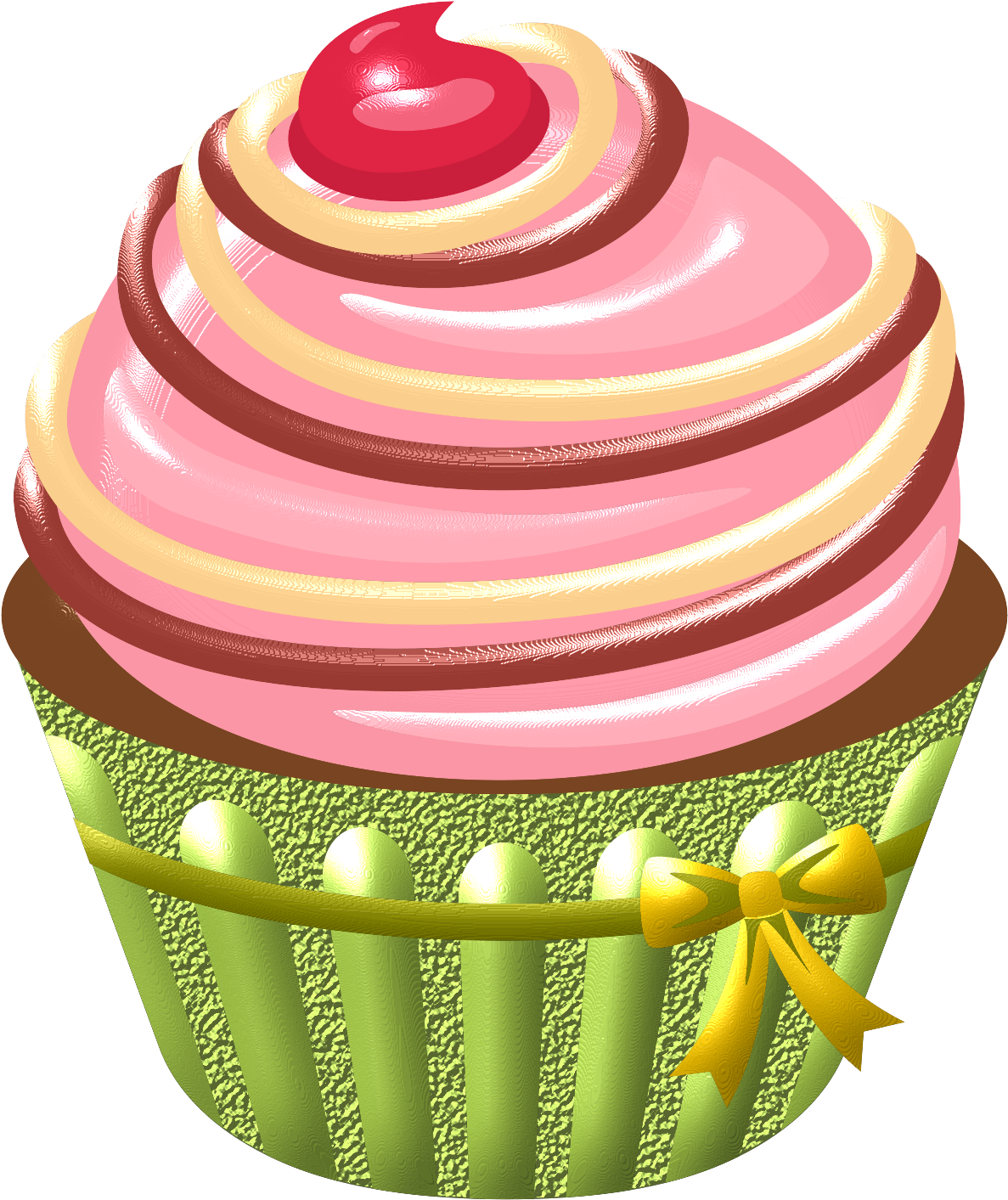 Cupcake Clipart (1422x1500), Png Download