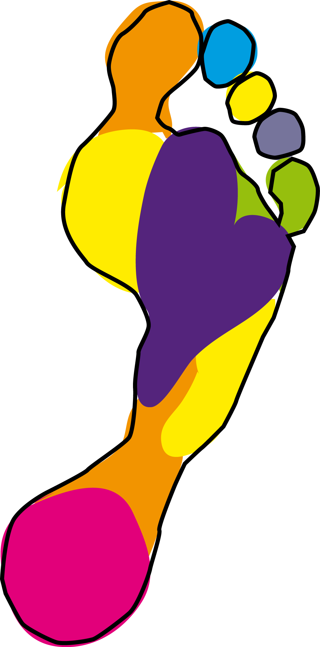 Reflexology Clip Art - Png Download (1114x2250), Png Download