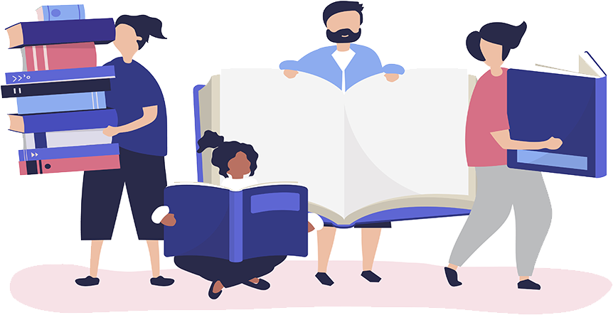 University Study Cartoon Clipart (970x580), Png Download