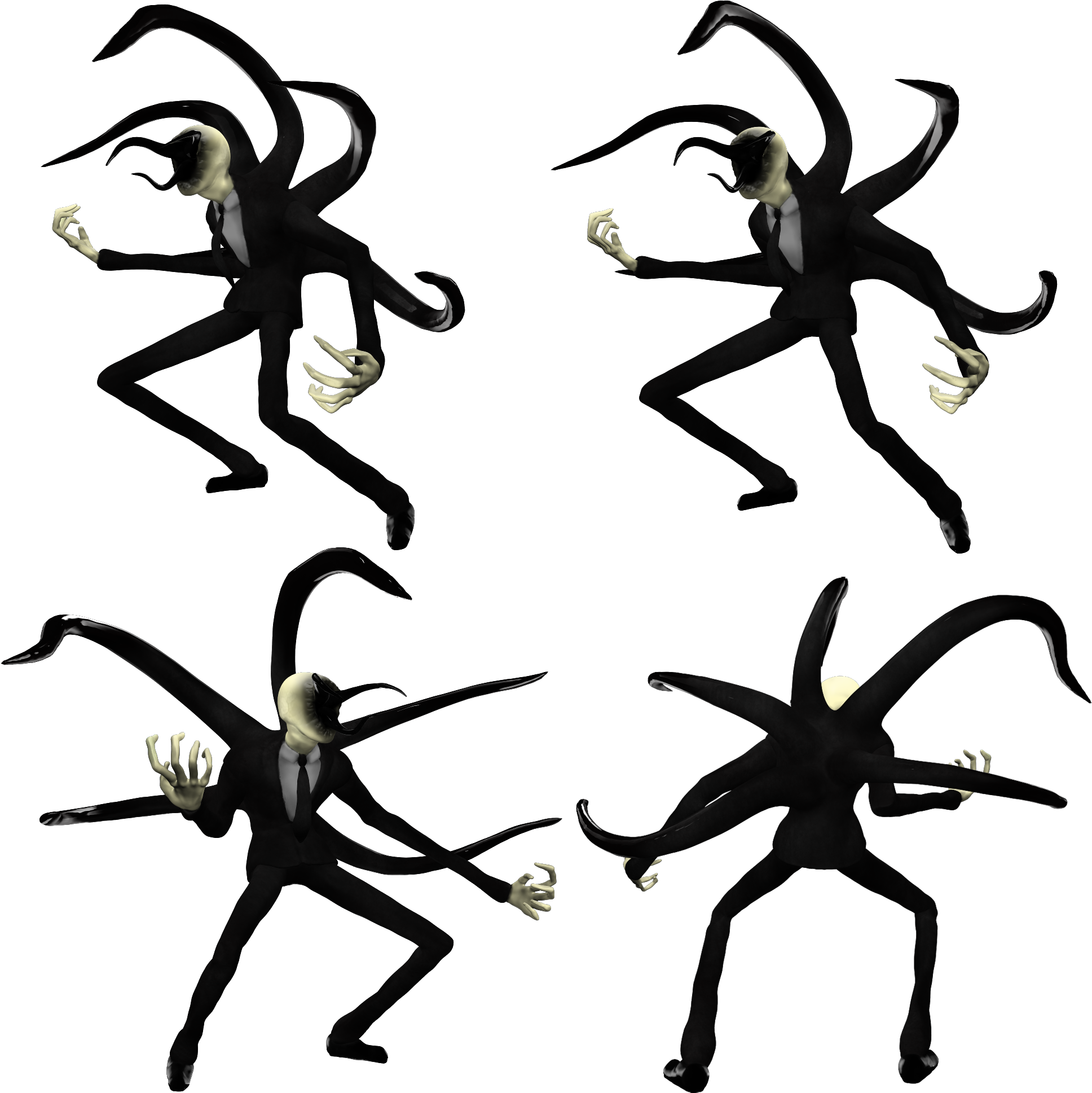 Slenderman Clipart Nice - Slender No Background - Png Download (1936x1937), Png Download