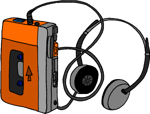 Walkman Computer Icons Ipod - Walkman Png Transparent Clipart (670x501), Png Download