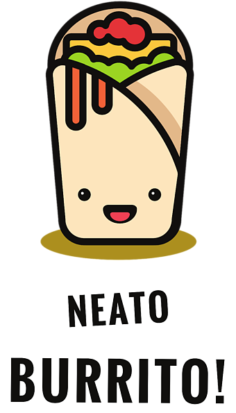 Neato Burrito Clipart (583x700), Png Download