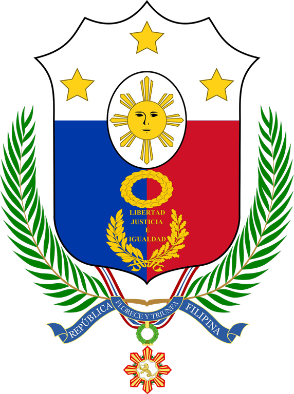 Philippine Coat Of Arms Clipart (572x768), Png Download