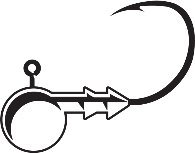 Gamakatsu Hooks Heads Round - Line Art Clipart (800x800), Png Download