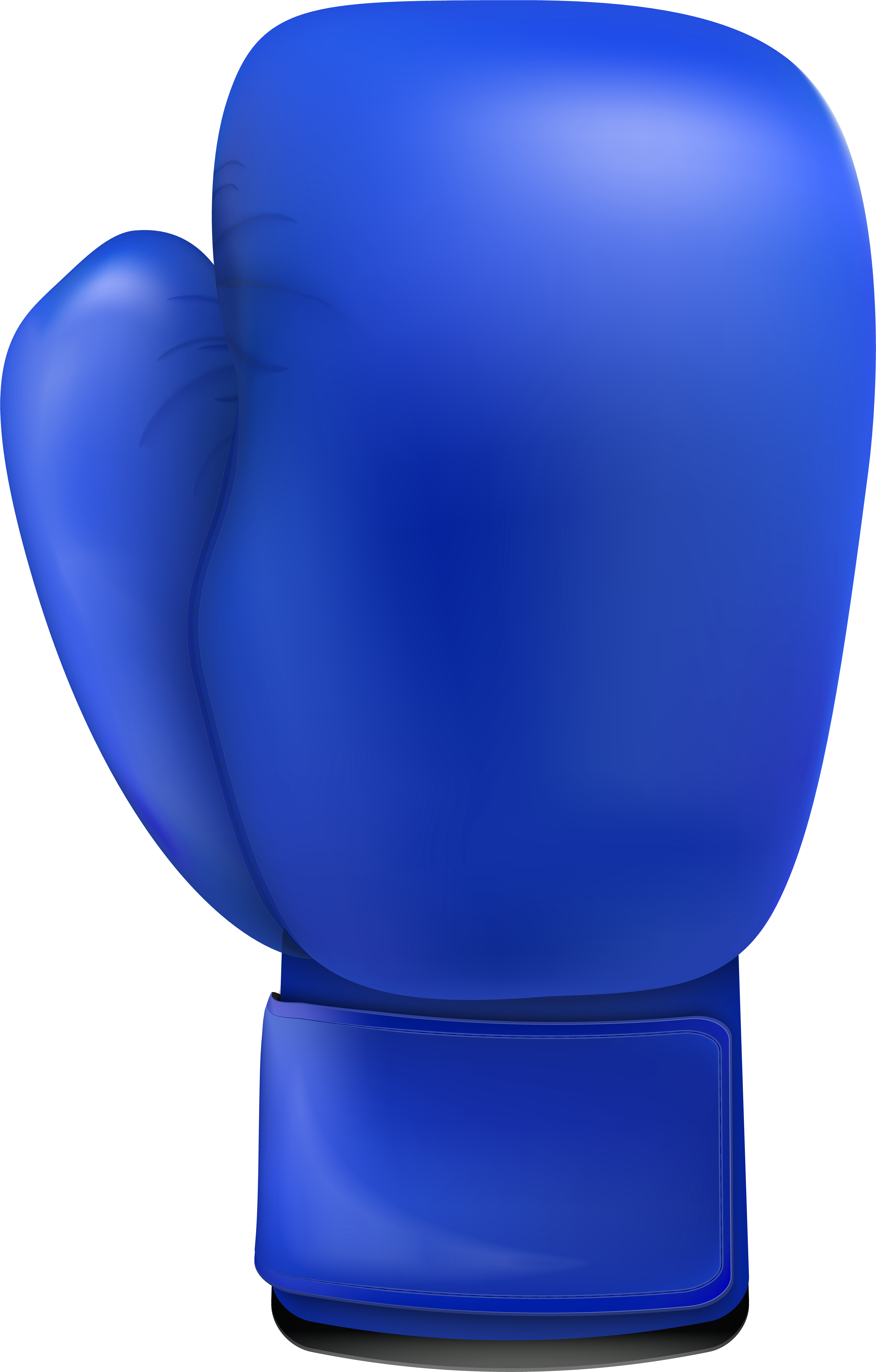 Blue Boxing Gloves Clipart - Blue Boxing Glove Png Transparent Png (5178x8000), Png Download