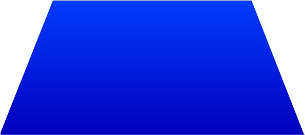 Isosceles Trapezoid Angle Geometric Shape - Isosceles Trapezoid Shape Clipart (600x600), Png Download